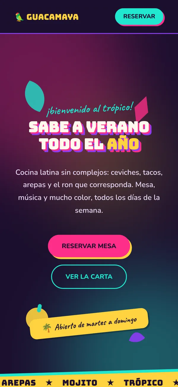 GUACAMAYA en móvil